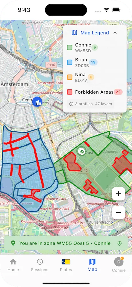 Amsterdam Parking Zone Map